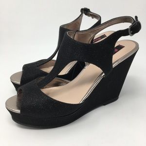 NWOT Sequin Wedges